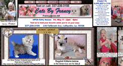 Desktop Screenshot of catsbyfrancy.com